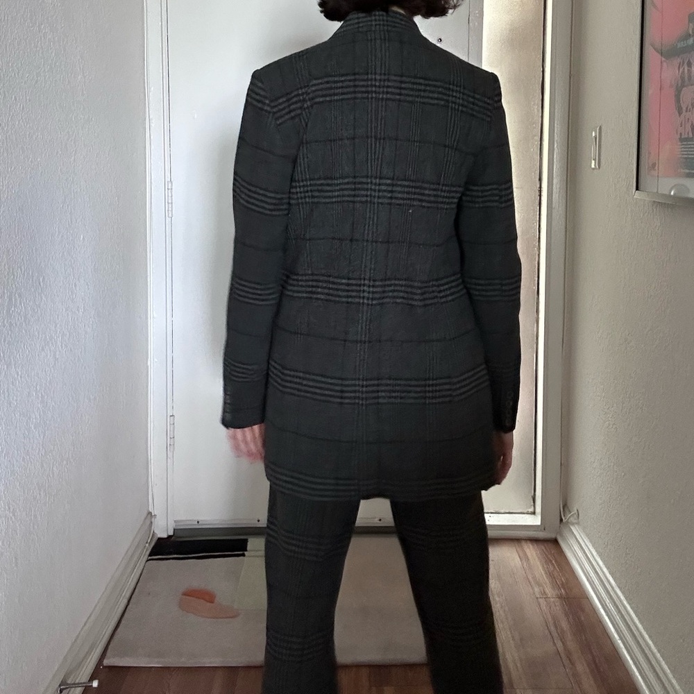 Zara Grey Plaid Suit - Picture 5 of 6